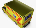GAZ Gazelle Next Ambulancia 2017 Modelo 3D vista superior