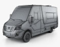 GAZ Gazelle Next Ambulancia 2017 Modelo 3D wire render