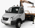 GAZ Gazelle Valday Tow Truck 2022 3d model