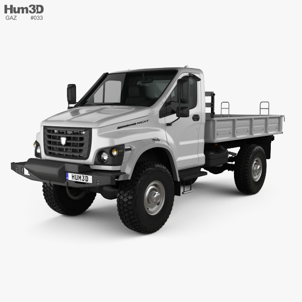 GAZ Sadko Next Flatbed Truck 2022 3D model