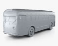 GM Old Look Transit Bus 1953 3d model clay render