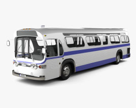 GM New Look TDH-5303 公共汽车 1965 3D模型