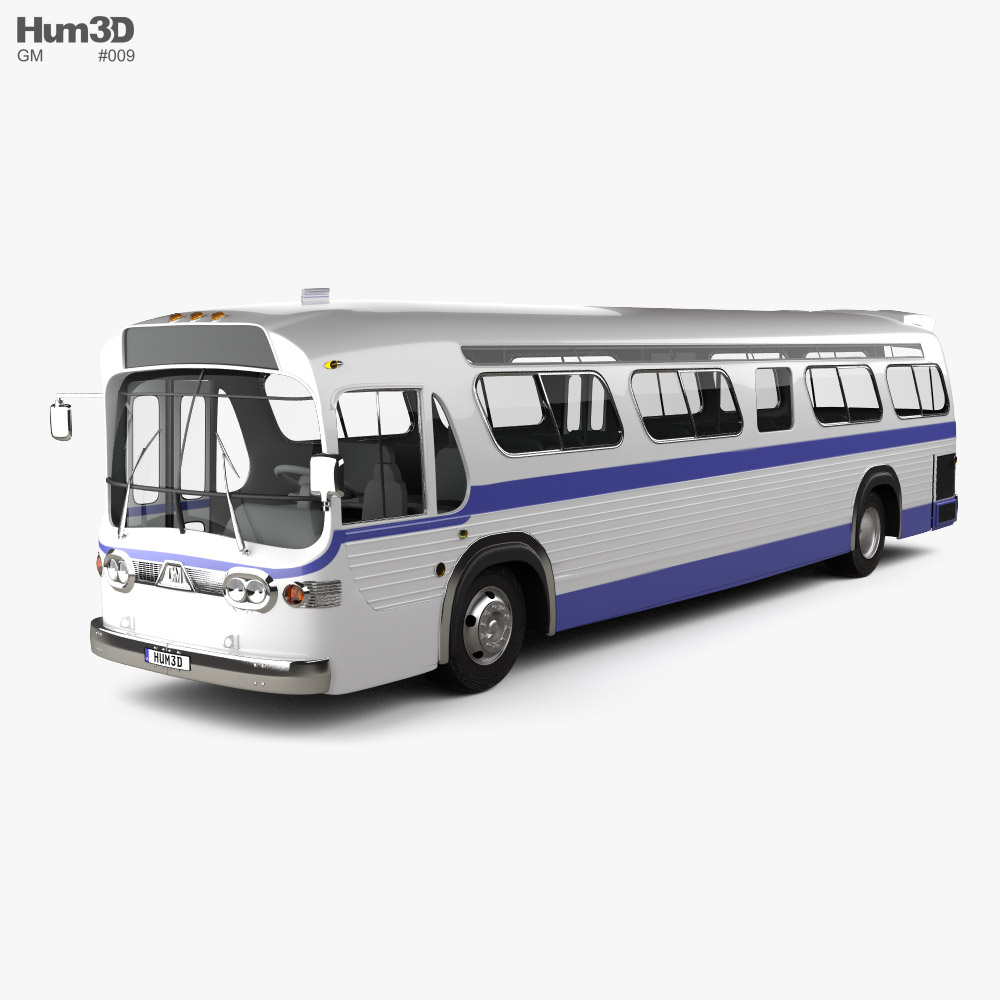 GM New Look TDH-5303 Autobus 1965 Modèle 3D