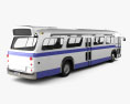 GM New Look TDH-5303 bus 1965 3d model back view