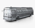 GM New Look TDH-5303 公共汽车 1965 3D模型 wire render