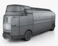 GM Futurliner bus 1940 3d model wire render