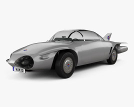 GM Firebird II 1956 3D model