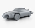 GM Firebird II 1956 3D 모델  clay render