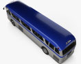 GM PD-4104 bus 1953 3d model top view