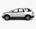 GMC Acadia 2014 3D 모델  side view