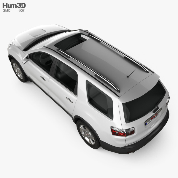 GMC Acadia 2014 3D model - Vehicles on Hum3D