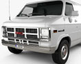 GMC Vandura Panel Van 1996 3D модель