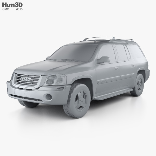 Gmc Envoy Xuv 2009 3d Model Vehicles On Hum3d