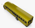 GMC B-Series School Bus 2000 3d model top view
