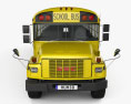 GMC B-Series Schulbus 2000 3D-Modell Vorderansicht