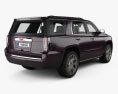 GMC Yukon 2017 3D модель back view