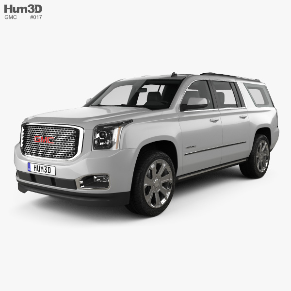 GMC Yukon XL Denali 2017 3D model