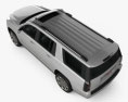 GMC Yukon XL Denali 2017 3d model top view