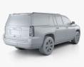 GMC Yukon XL Denali 2017 3d model