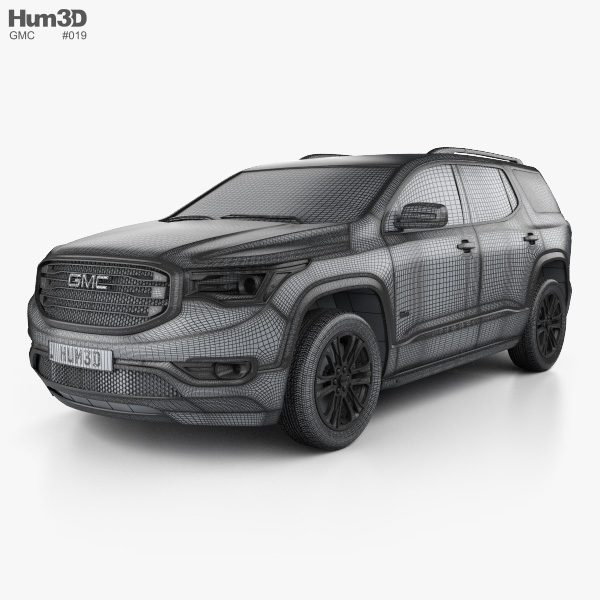 GMC Acadia 2020 3D model - Vehicles on Hum3D