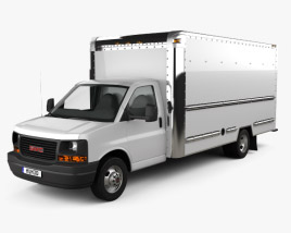 GMC Savana Box Truck 2022 3D model