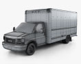 GMC Savana 箱式卡车 2012 3D模型 wire render