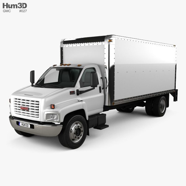 GMC Topkick C6500 Box Truck 2003 3D model