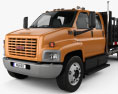GMC Topkick C7500 Crew Cab 平板车 2005 3D模型