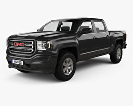 GMC Sierra 1500 SLE Crew Cab Short Box 1500 3D model