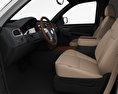 GMC Yukon Denali with HQ interior 2015 3d model seats