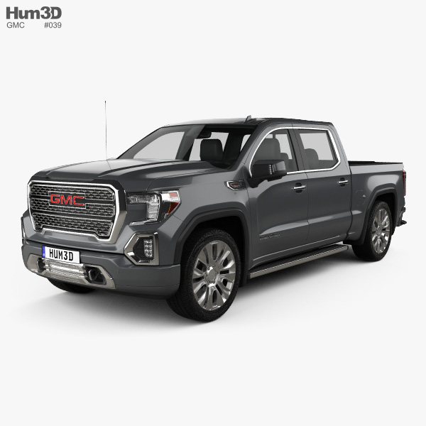 GMC Sierra 1500 Crew Cab Short Box Denali 2019 3D-Modell