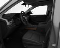 GMC Yukon XL with HQ interior 2017 3d model seats