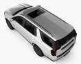 GMC Yukon AT4 2022 3D模型 顶视图