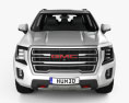 GMC Yukon AT4 2022 3D 모델  front view