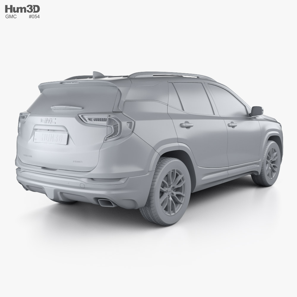 GMC Terrain Denali 2022 3D model - Vehicles on Hum3D