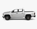 GMC Canyon Crew Cab AT4 2022 3d model side view