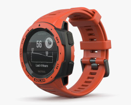 Garmin Instinct Solar Flame Red Modelo 3D