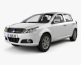 Geely MK hatchback 2014 3d model