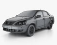 Geely FC (Vision) 2011 3d model wire render
