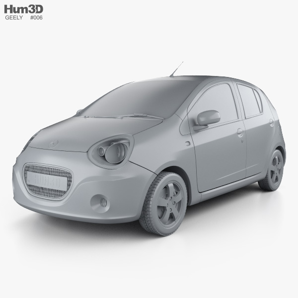 Geely LC (Panda) 2014 3D model - Vehicles on Hum3D