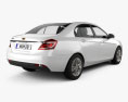 Geely Emgrand EC7 2014 3d model back view