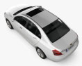 Geely Emgrand EC7 2014 3d model top view