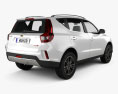 Geely Vision X6 2019 3d model back view