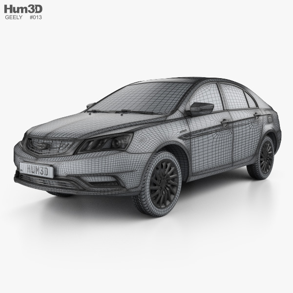 Geely Emgrand EV 2019 3D model - Vehicles on Hum3D