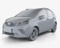 Geely Vision X1 2021 3d model clay render