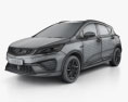 Geely Emgrand GS Fashion 2021 3d model wire render