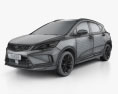 Geely Emgrand GS Dynamic 2022 3Dモデル wire render