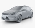 Geely Emgrand GS Dynamic 2022 3Dモデル clay render