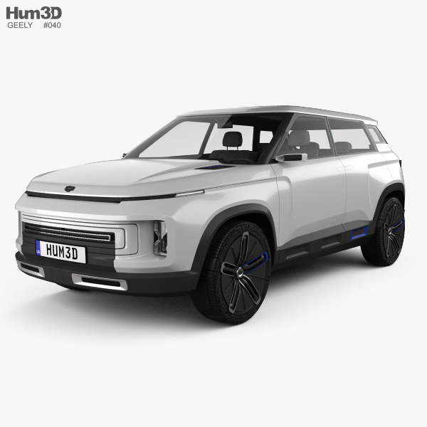 Geely Icon concept 2018 3D model