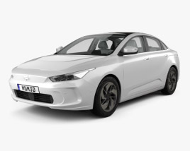 Geely GE11 with HQ interior 2021 3D model